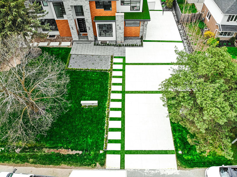 Improving Curb Appeal with Modern Concrete Driveway & Backyard Patio